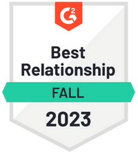 G2 Best Relationship Award, Spring 2023